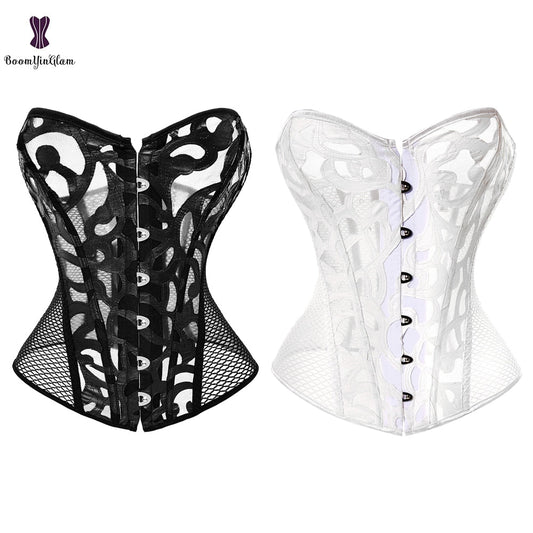 Lace Up Overbust Corset