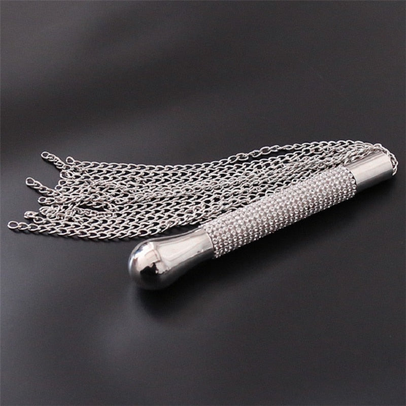 Diamond Handle Chain Whip Sex Toy